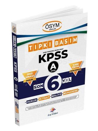 KPSS A Grubu Tıpkı Basım Son 5 Yıl Çıkmış Sorular Dizgi Kitap - Dizgi Kitap