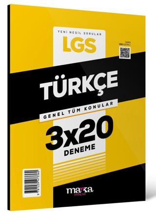 Marka 2024 LGS Genel Tüm Konular Türkçe 3x20 Deneme Marka Yayınları - Marka Yayınları