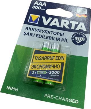 Varta Ata Elektronik Gigaset Telsiz Telefonlar Için Şarz Edilebilir Ince Pil 800 Ma Nimh Şarjlı Ince Aaa 800