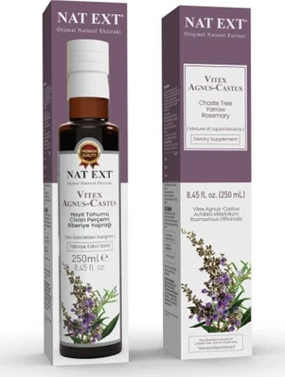 Nat Ext Nat-Ext Vitex Agnus-Castus (Hayıt Tohumu, Civan Perçemi) Sıvı Ekstraktı 250 Ml