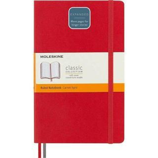 Moleskine Notebook Lg Expanded Rul S.Red Soft
