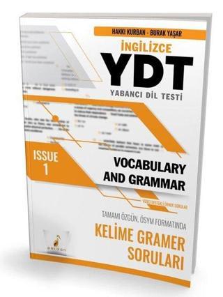 YDT İngilizce Vocabulary and Grammar Issue 1 Burak Yaşar Pelikan Yayınları