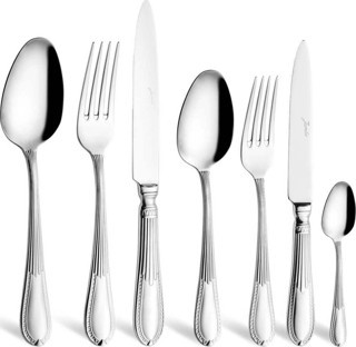 3401 84 Parça 12 Kişilik Çelik Çatal Kaşık Bıçak Takımı