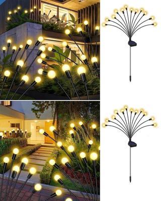 8 Saçaklı 1 Adet Güneş Enerjili LED Işık, Bahçe Dekorasyon Işıklar, SOLAR Panelli Işıklandırmalar