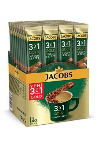 Jacobs 3'ü 1 Arada Gold Yoğun Lezzet Kahve 40 x 18 G