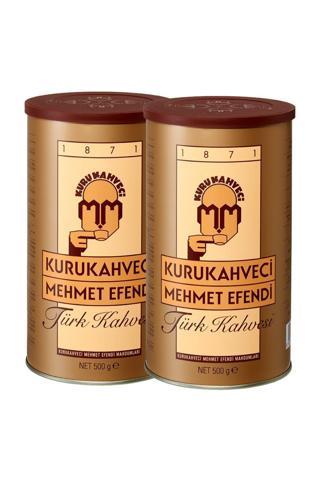 Kurukahveci Mehmet Efendi Türk Kahvesi Teneke 2 x 500 G