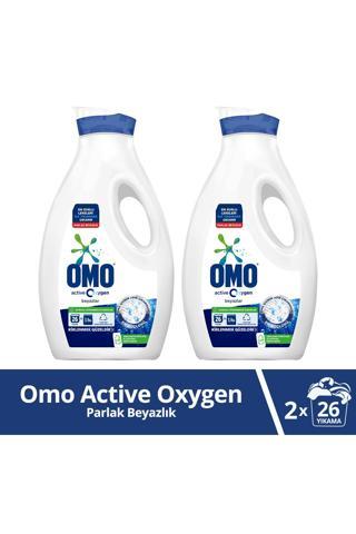 Omo Active Oxygen Sıvı Çamaşır Deterjanı Beyazlar 2 x 1690 ML