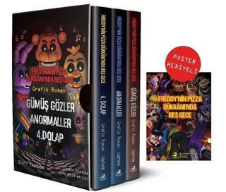 Freddy'nin Pizza Dükkanında Beş Gece Çizgi Roman Serisi Seti - 3 Kitap Takım - Scott Cawthon - Olimpos Çocuk