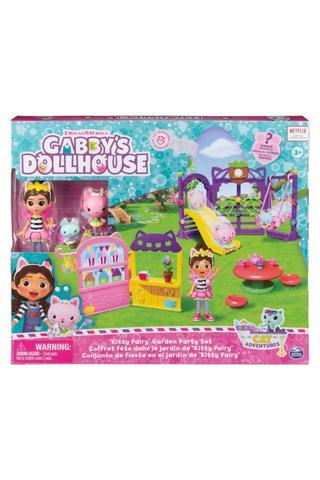 Spinmaster Oyuncak Gabbys Dollhouse Kitty Peri Bahçe Partisi Oyun Seti SPM-6065911