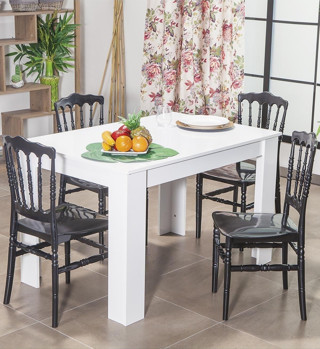 Mobetto Home Arda Masa / Miray Sandalye Mutfak Masa Takımı - Siyah