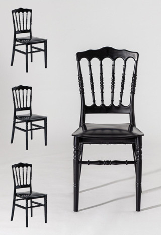 Mobetto Home Mutfak Sandalyesi 4 Adet - Siyah