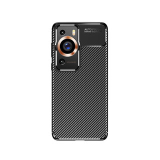 Maks Technology Huawei P60 Pro Kılıf MKST Negro Silikon Kapak - Siyah
