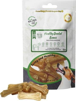 Eco Natura Pet Healty Dental Bones Natural Pres Kemik 5Cm 12Li 90Gr