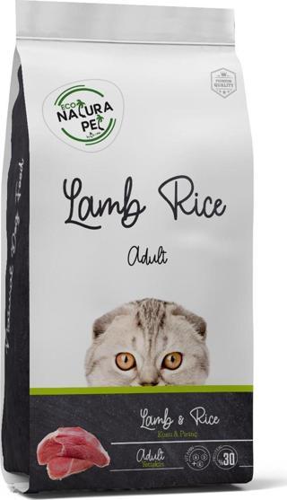 Eco Natura Pet Kuzu Etli _ Pirinçli Yetişkin Kedi Maması 15 Kg