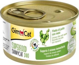 Gimcat Shinycat SF Tavuklu Elmalı Fileto Kedi Konservesi 70 gr