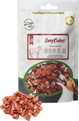 Eco Natura Pet Beef Cubes Yumuşak Biftekli Küp Köpek Ödülü 100 Gr