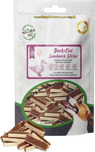 Eco Natura Pet Duck_Cod Sandwich Ördekli Sandviç Köpek Ödülü 100Gr