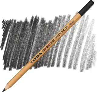 LYRA Rembrandt Polycolor Kuru Boya Kalemi Black Medium  / 099