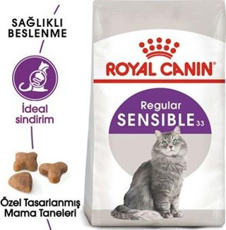 Royal Canin Sensible33 Sindirim Hassasiyeti Olan Kediler için Yetişkin Kuru Kedi Maması 400g
