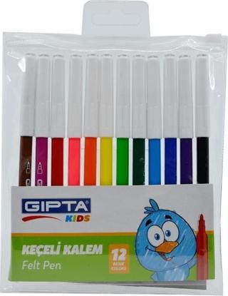 Gıpta Keçeli Kalem 12 Renk