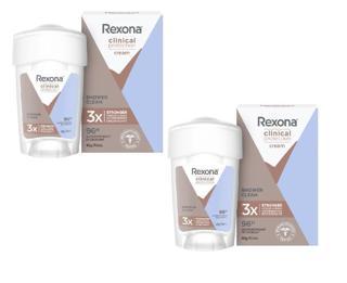 Rexona Clinical Protection Shower Clean Deodorant 45 ml 2 Adet