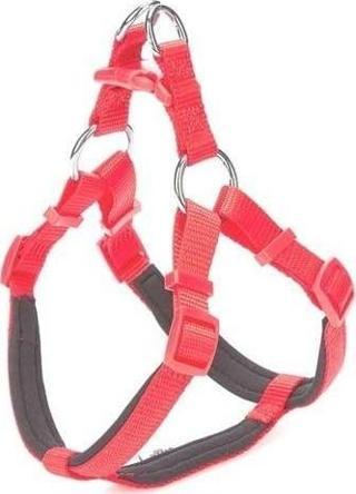 Doggie Comfort Dokuma Ronin Köpek Göğüs Tasması Small Kırmızı 1.5x40-45 Cm