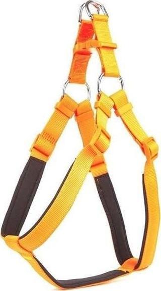 Doggie Comfort Dokuma Ronin Köpek Göğüs Tasması Xlarge Turuncu 2.5x65-75 Cm
