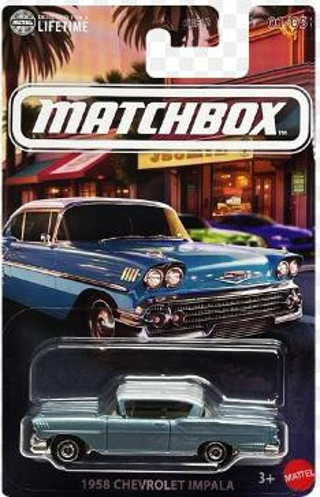 Matchbox Classic Muscle Cars 1958 Chevrolet impala JCG43
