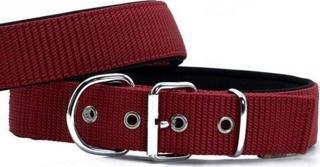 Doggie Elit Dokuma Köpek Boyun Tasması Large Kırmızı 4x57-65 Cm