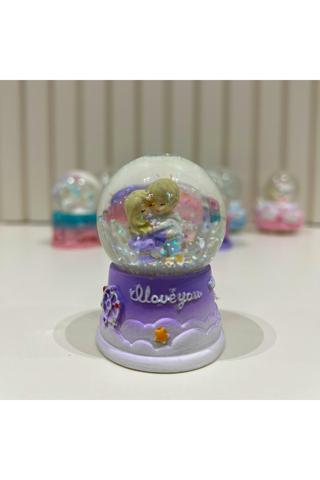 Taşmeran Sevgili Çift Işıklı Mini Boy Kar Küresi Tky0378