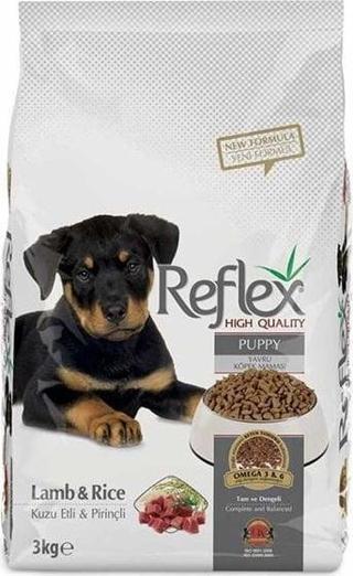 Reflex Puppy Kuzu Etli Yavru Köpek Maması 3 Kg