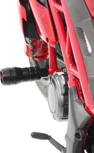 GP Kompozit Benelli BN 125 2018-2020 Uyumlu Motor Koruma Takozu Siyah