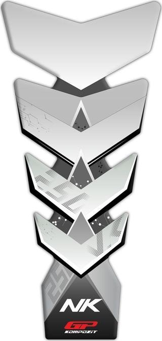 GP Kompozit CF Moto 250 NK 2018-2022 Uyumlu Tank Pad Seti Gri