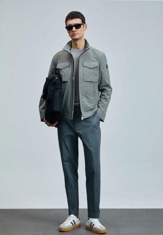 Lufian Plus Smart Erkek Chino Pantolon Slim Fit Yeşil