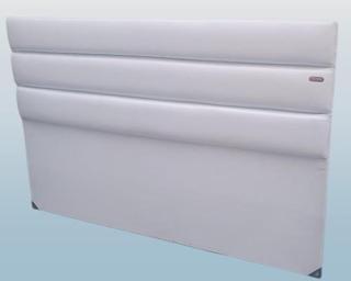 Başlık DK Çift Kişilik 150 lık Suni Deri Kumaş Model Beyaz Renk El Yapım