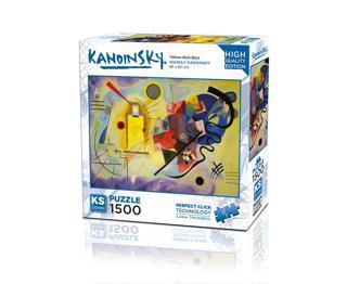 KS Puzzle 1500 Parça Kandinsky Yellow-Red-Blue