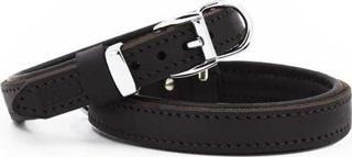 Doggie Yağlı Deri Köpek Boyun Tasması Medium Kahverengi 2x35-40 Cm