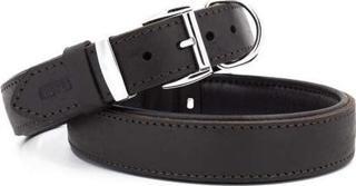 Doggie Yağlı Deri Köpek Boyun Tasması Medium Kahverengi 3x42-50 Cm