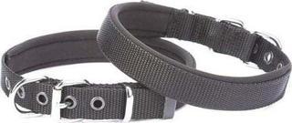 Doggie Comfort Dokuma Köpek Boyun Tasması Medium Siyah 2x20-35 Cm