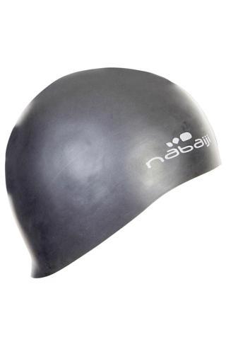 Decathlon Nabaiji Silikon Yüzücü Bonesi - Ince - Gri