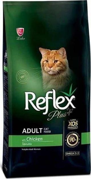 Reflex Plus Adult Tavuklu Yetişkin Kedi Maması 8 Kg - KONG