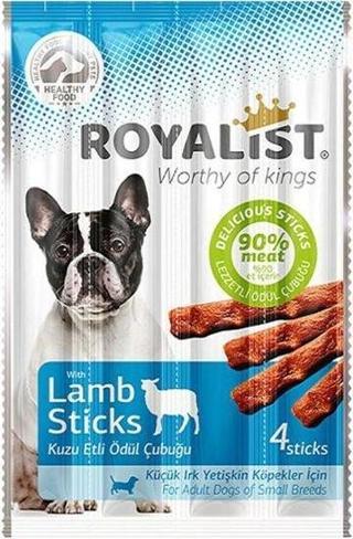 Royalist Küçük Irk Kuzu Etli Sticks Yetişkin Köpek Ödülü 20 Gr