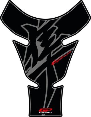 GP Kompozit Suzuki Hayabusa 1999-2023 Uyumlu Tank Pad Siyah