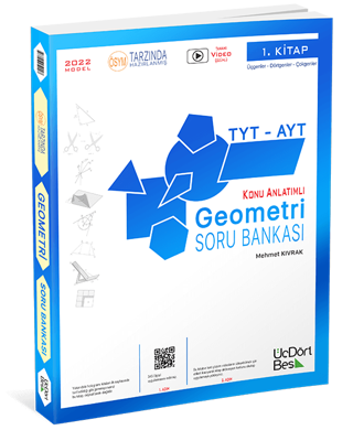 345 Yayınları Tyt-Ayt Geometri Soru Bankası - Üç Dört Beş Yayınları
