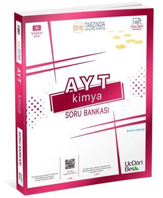 Üçdörtbeş Yayınları Ayt Kimya Soru Bankası - Üç Dört Beş Yayınları