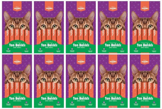 Kiwipets Kiwi Yammies Ton Balıklı Deniz Taraklı Sıvı Kedi Ödül Maması*10 Paket