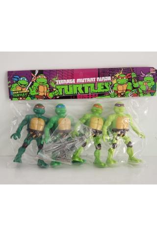 Suden Ninja Kaplumbağalar Işıklı Figür 4'lü Set Ninja Turtles
