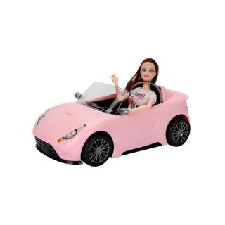 Welcomein Üstü Açık Arabalı Manken Cindy Oyuncak Bebek Kız Çocukları İçin Arabalı Model Bebek