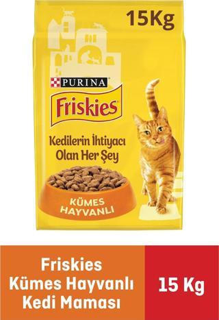 Friskies Kümes Hayvanlı Yetişkin Kedi Maması 15 Kg