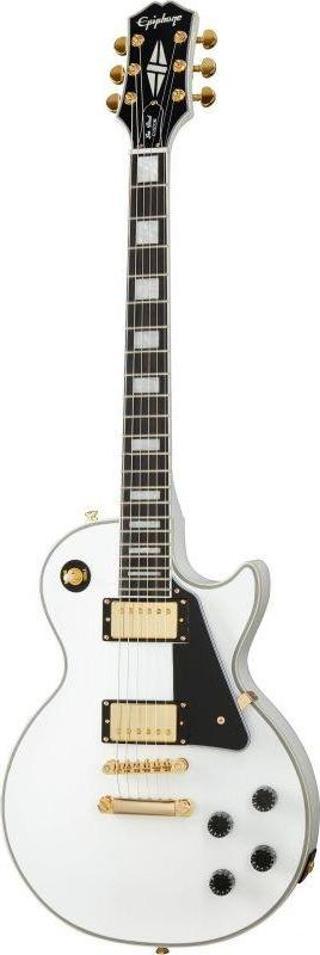 Epiphone EILCAWGH1 Les Paul Custom Elektro Gitar (Alpine White)